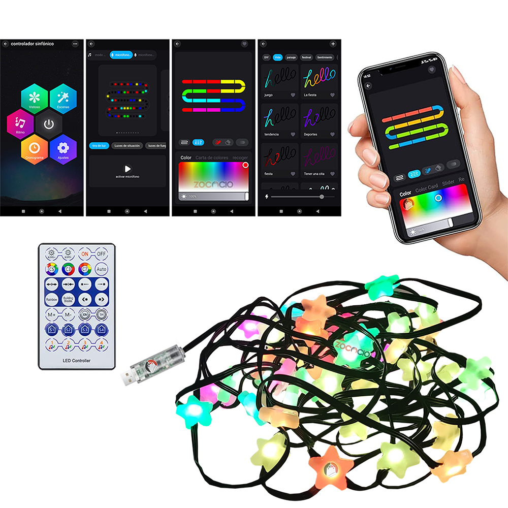 Miniatura 3 de Tira De Estrellas Led Inteligentes App